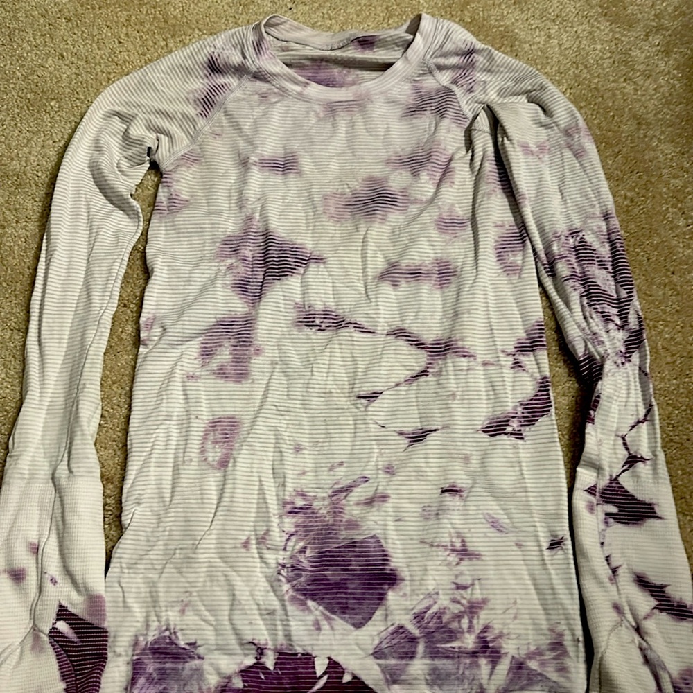 lululemon purple tie dye swiftly tech